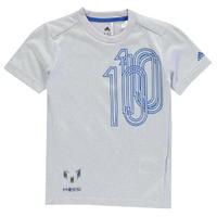 adidas Messi Icon T Shirt Junior Boys