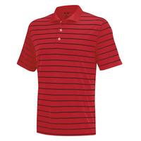 adidas 2015 2 colour stripe polo power redblack