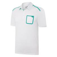 adidas 2015 climacool digital mesh polo whitegreen