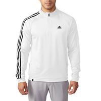 Adidas 2016 3 Stripes 1/4 Zip Layer - White