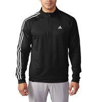 Adidas 2016 3 Stripes 1/4 Zip Layer - Black