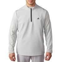 Adidas 2016 ClimaStorm Hybrid Heathered 1/4 Zip - Stone/Black