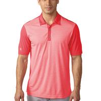 Adidas 2016 Climachill Heather Stripe Polo - Shock Red
