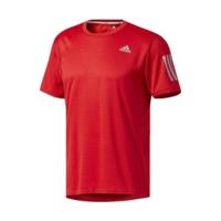 adidas response short sleeve tee men scarlet