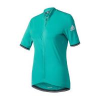 adidas Men\'s Climachill Short Sleeve Jersey - Green - S