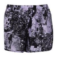 adidas Adistar Women\'s M10 Energy Shorts - Purple/Flash Orange - XL/UK 20-22