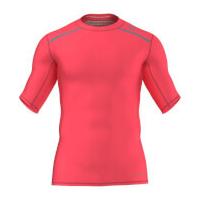 adidas Men\'s Techfit Chill Training T-Shirt - Red - L