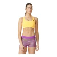 adidas womens 3 stripes training racer back bra gold lab