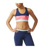 adidas womens stella sport padded training sports bra bluepink xs