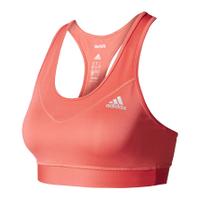 adidas womens techfit medium support sports bra core pink m