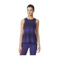 adidas Women\'s Wow Training Boxy Tank Top - Purple - XS