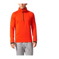 adidas Men\'s Climaheat Half Zip Training Hoody - Orange - L