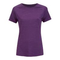 adidas womens performance training t shirt purple s