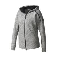 adidas Women\'s ZNE Travel Hoody - Storm Heather - XS