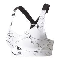 adidas womens climachill marble high support sports bra white ma b