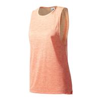 adidas Women\'s Boxy Melange Tank Top - Glow Orange - M