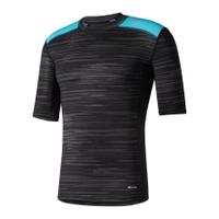 adidas mens techfit base gfx compression t shirt black l