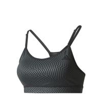 adidas womens strappy low support sports bra black l