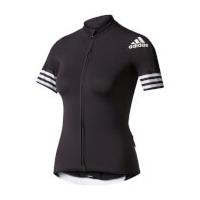 adidas Women\'s Adistar Zero3 Short Sleeve Jersey - Black - S