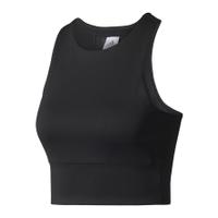 adidas Women\'s Speed Crop Tank Top - Black - L