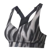 adidas Women\'s Climachill High Support Sports Bra - Black Print - L/A-B