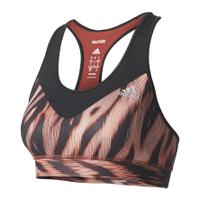 adidas womens techfit graphic medium support sports bra printenergy l