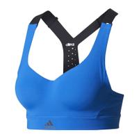 adidas womens climachill high support sports bra blue la b