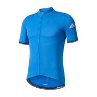 adidas mens climachill short sleeve jersey blue m