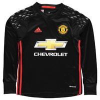 adidas Manchester United Home Goalkeeper Shirt 2016 2017 Junior Boys