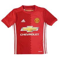 adidas Manchester United Home Shirt 2016 2017 Junior Boys