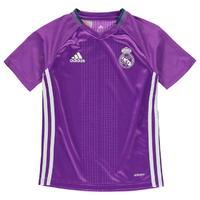 adidas real madrid training shirt junior