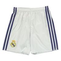 adidas Real Madrid Home Shorts 2016 2017 Junior