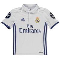 adidas Real Madrid UCL Home Replica Jersey 2016 2017 Junior Boys