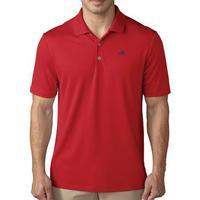 Adidas Performance Polo Shirt - Scarlet Gender: Mens, Size: Small, Colour: Scarlet