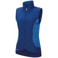 Adidas Tour Mixed Media Padded Vest - Bold Blue