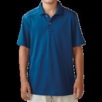 Adidas Boys Climacool 3 Stripes Polo - Blue