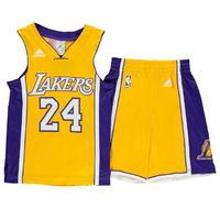 adidas NBA Replica Jersey and Shorts Set Junior Boys