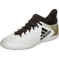 Adidas X 16.3 IN Jr white/core black/gold metallic