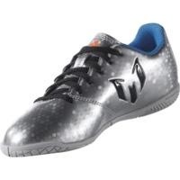 Adidas Messi 16.4 IN J silver met/core black/shock blue