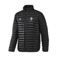 adidas juventus turin down jacket full zip light black