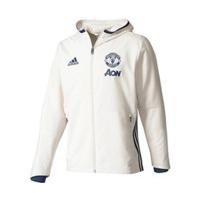 Adidas Manchester United Presentation Jacket chalk white/collegiate navy/mineral blue