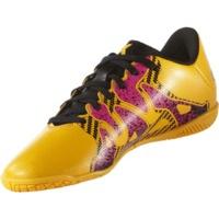 Adidas X15.4 IN J solar gold/core black/shock pink