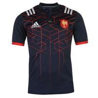 adidas France Rugby Home Jersey Mens