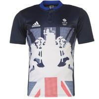adidas Team GB Rugby Away Shirt Mens