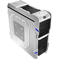 Aerocool GT-R White Midi Tower Gaming Case 18cm Blue LED Fan USB3 Toolless