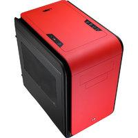 Aerocool Dead Silence Red Gaming Cube Case 0.8mm MATX 2 x USB3 Side Window