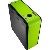 Aerocool DS 200 Green Gaming Case Noise Dampening 2 x USB3 7 Colour LCD Panel