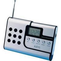 AEG DRR 4107 Travel Radio, Pocket radio, FM, Silver