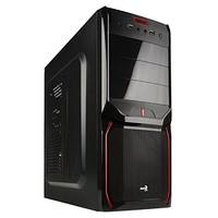 Aerocool V3X Devil Red Edition - computer cases (Midi-Tower, PC, SPCC, ATX, Micro-ATX, Case fans, Red)