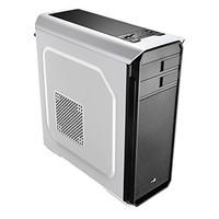 Aerocool Aero-500 White Edition - computer cases (Midi-Tower, PC, ATX, Micro-ATX, Mini-ITX, Black, White, Bottom, 1x 120 mm)